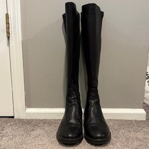 Kenneth Cole Black Over the Knee Boots